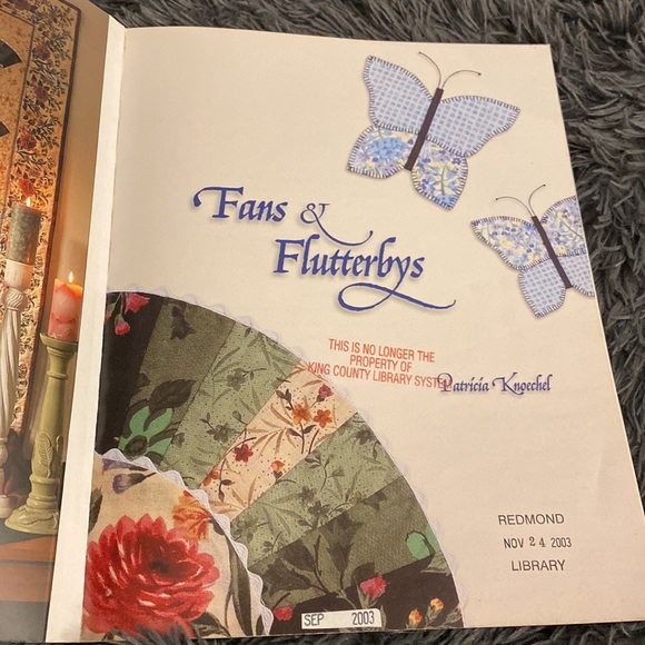 Fans & Flutterbys QUILT BOOK - Picture 3 of 13
